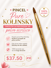 Load image into Gallery viewer, Pincel puro Kolinsky #10
