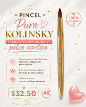 Load image into Gallery viewer, Pincel puro Kolinsky #8
