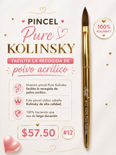 Load image into Gallery viewer, Pincel puro Kolinsky #12
